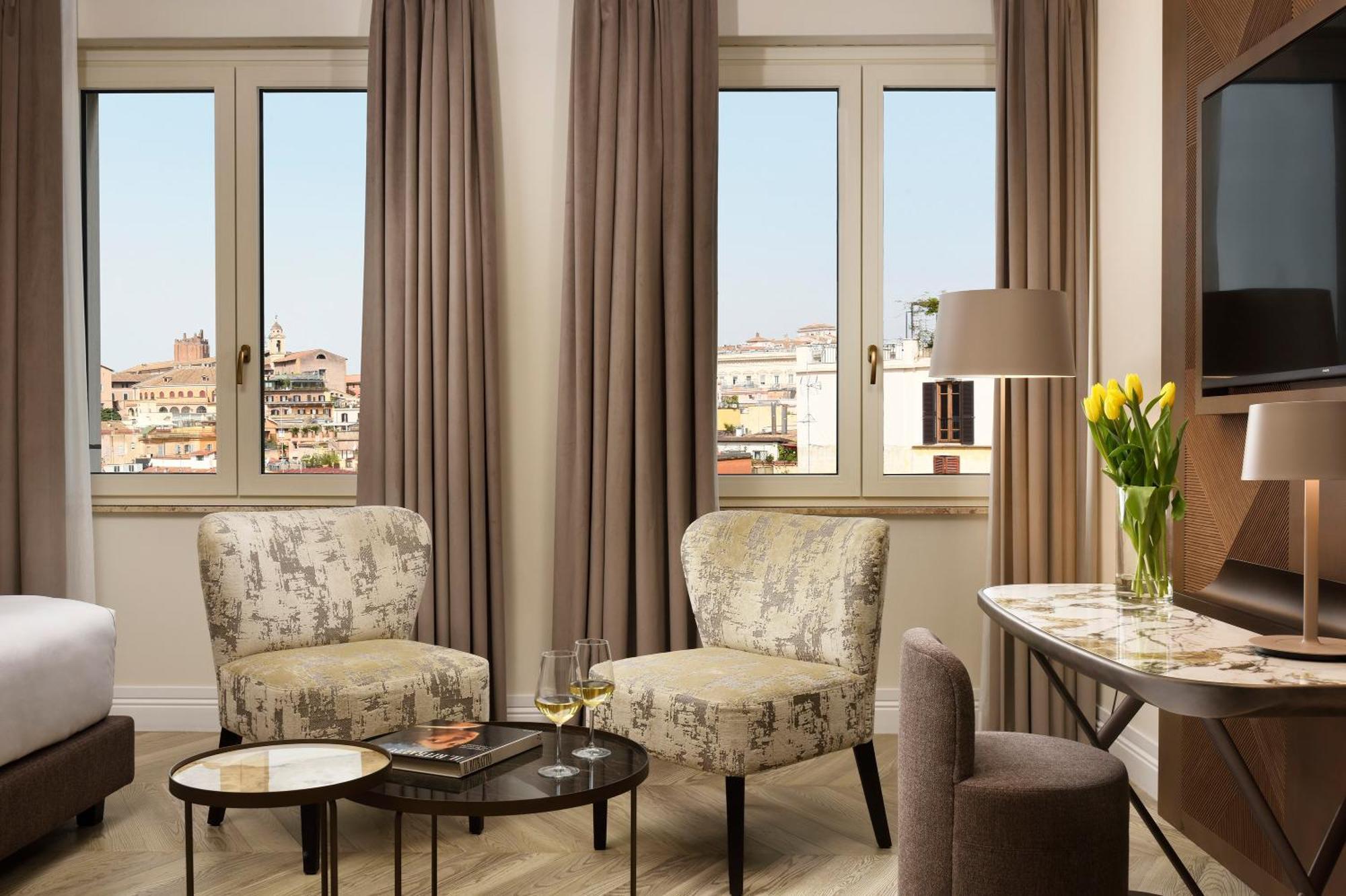Fh55 Grand Hotel Palatino Rome Exterior photo